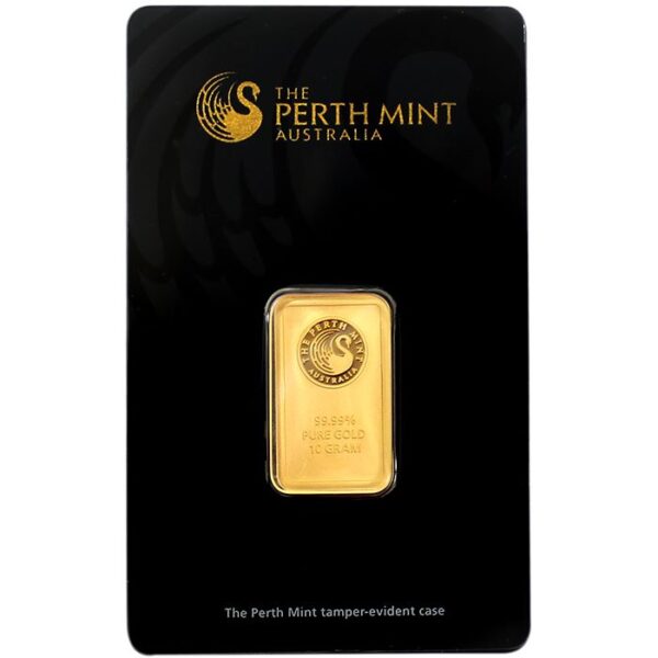 10 g Zlatá tehlička Perth Mint 2024 - 1