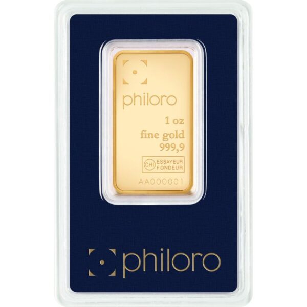 1 oz Zlatá tehlička philoro 2024 - 1